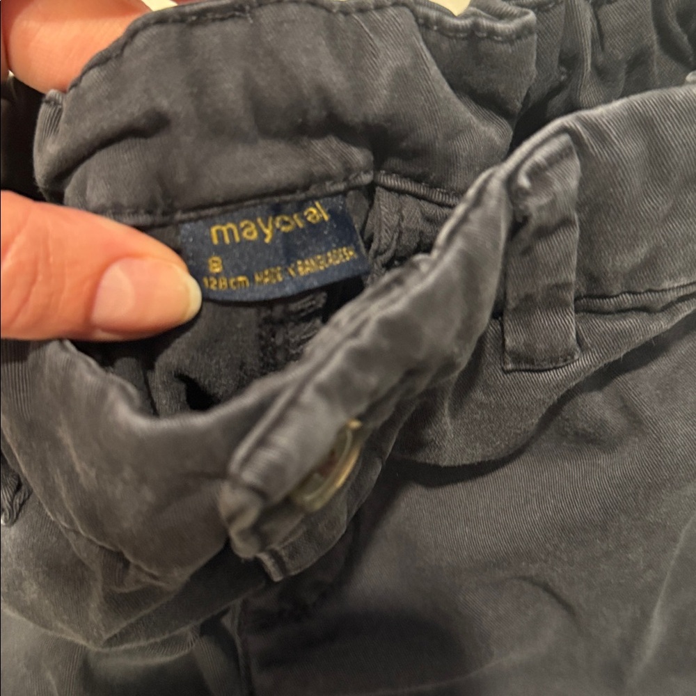 Mayoral set of 2 Chino Khaki pants, size 8 - Picture 4 of 7